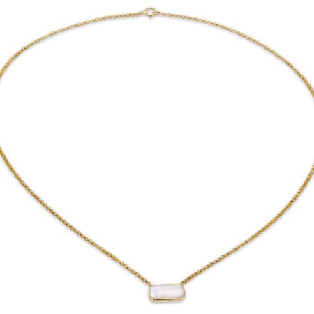 10KY Necklace White Shell (N309124WMP10KY)
