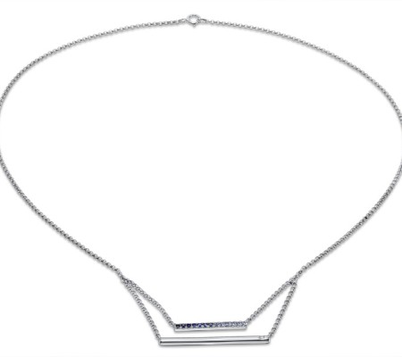 10KW Necklace Blue Sapphire,Diamond (N309129SAP10KW)