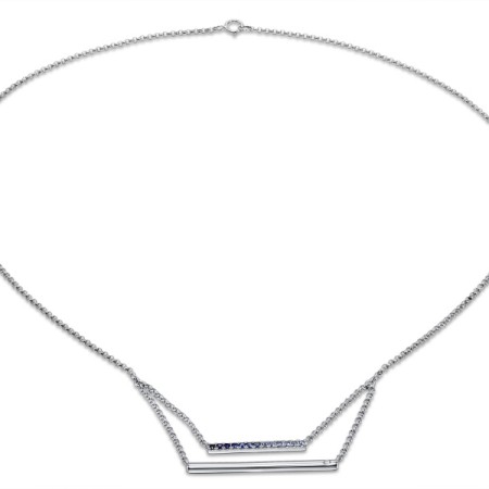 10KW Necklace Blue Sapphire,Diamond (N309129SAP10KW)