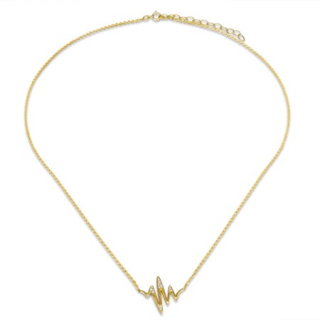 10KY Necklace Created white sapphire (N309364CWS10KY)