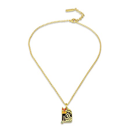 Brass w/ Yellow Gold Plating Necklace Enamel (N309928EABRY)