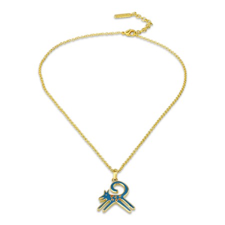 Brass w/ Yellow Gold Plating Necklace Enamel (N309932ENA1BRY)