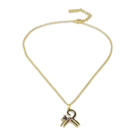Brass w/ Yellow Gold Plating Necklace Enamel (N309932EABRY)