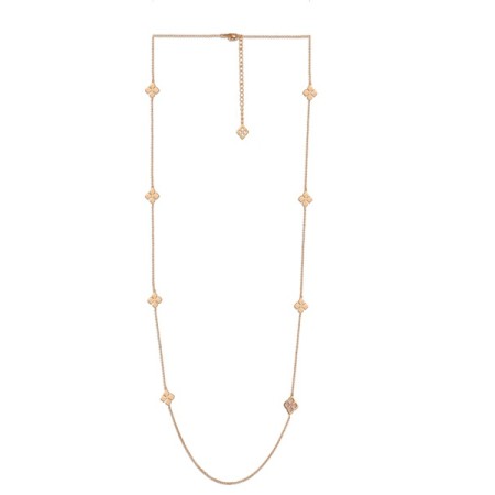 Brass w/ Rose Gold Plating Necklace Enamel (N311258EA1BRR)