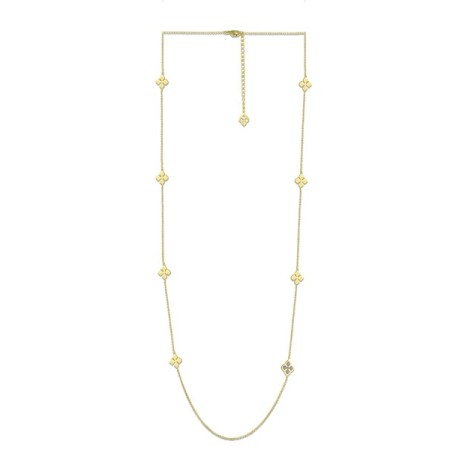 Brass w/ Yellow Gold Plating Necklace Enamel (N311258ENA5BRY)