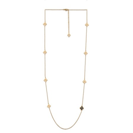 Brass w/ Rose Gold Plating Necklace Enamel (N311258ENABRR)