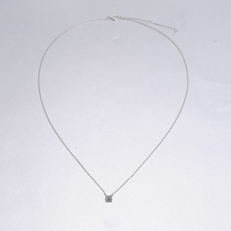 Sterling Silver Necklace White Cubic Zirconia (N312470BWCZSL925)