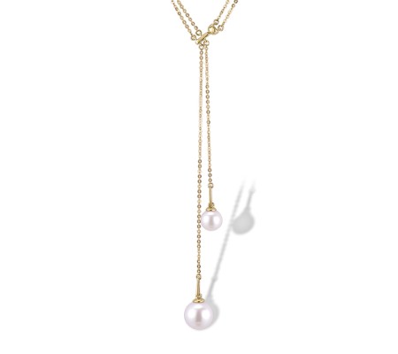 14KY Necklace Fresh Water White Pearl (N312479FWP14KY)