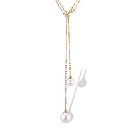 14KY Necklace Fresh Water White Pearl (N312479FWP14KY)