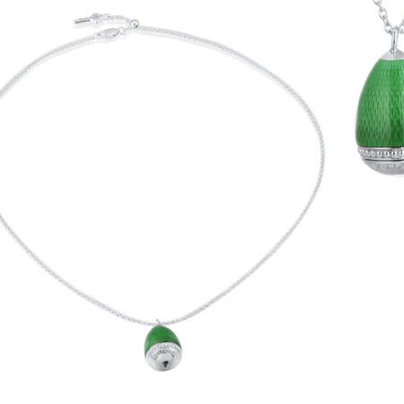 Sterling Silver Necklace Enamel (N314106ENASL925)