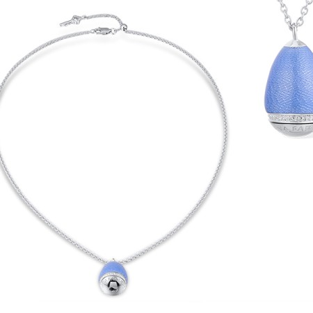 Sterling Silver Necklace Enamel (N314108ENASL925)