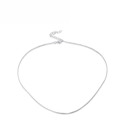 Sterling Silver Necklace  (N316424NILSL925) - 45CM