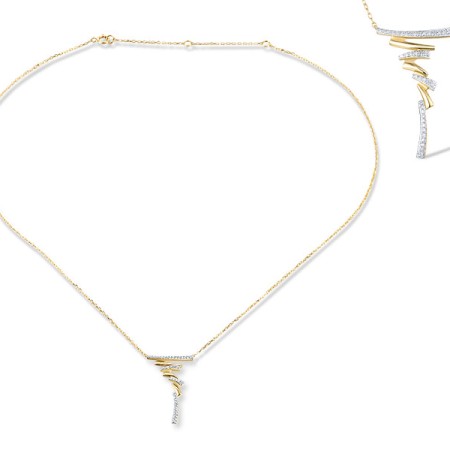 14KYW Necklace Diamond (N316812DIA14KYW)