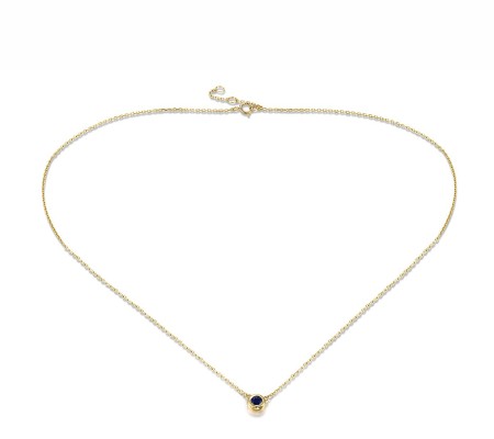 14KY Necklace Blue Sapphire (N318216SAP14KY)