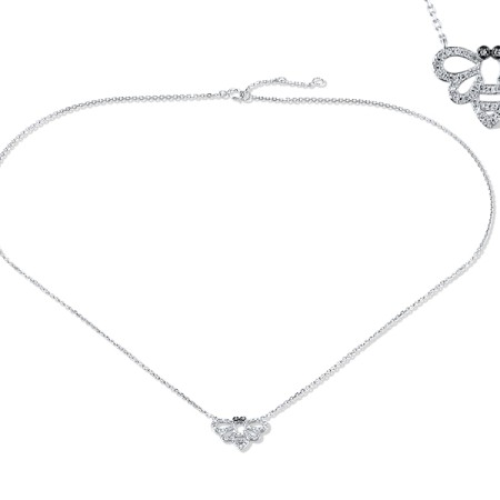 14KWB Necklace Diamond (N319403DIA14KWB)