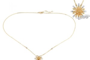 14KYW Necklace Diamond (N319588DIA14KYW)