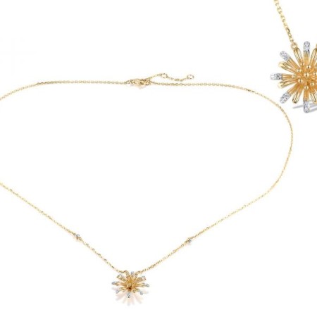 14KYW Necklace Diamond (N319588DIA14KYW)