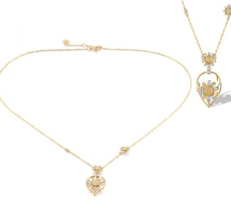 14KYW Necklace Diamond (N319590DIA14KYW)