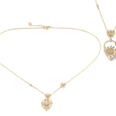 14KYW Necklace Diamond (N319590DIA14KYW)