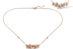 14KRW Necklace Diamond (N319595DIA14KRW)
