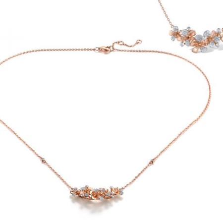 14KRW Necklace Diamond (N319595DIA14KRW)