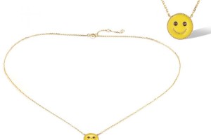 14KYB Necklace Enamel,Orange Sapphire (N319843ENA14KYB)