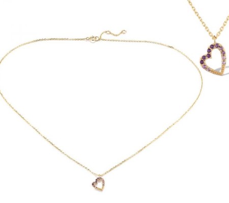 14KY Necklace Amethyst (N319849AME14KY)