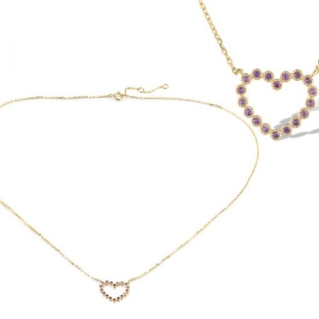 14KY Necklace Amethyst (N319851AME14KY)