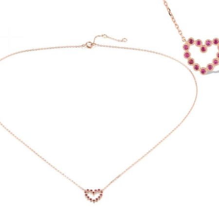 14KR Necklace Ruby (N319852RUY14KR)