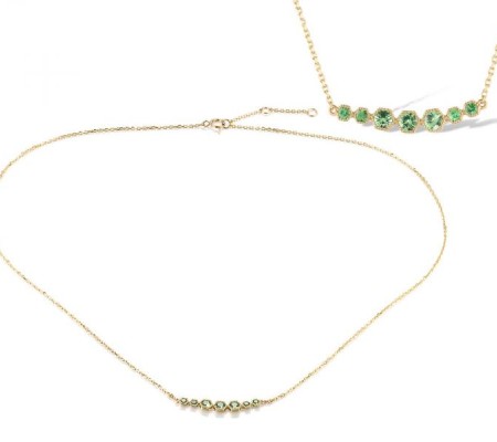14KY Necklace Green Garnet (N319853GNG14KY)