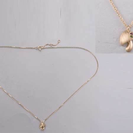 14KY Necklace Amethyst,Green Garnet (N319980AAGN14KY)