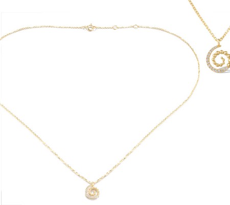 14KY Necklace Diamond (N319988DIA14KY)