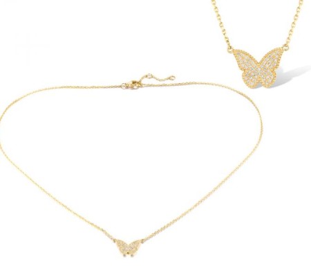 14KY Necklace Diamond (N320005DIA14KY)