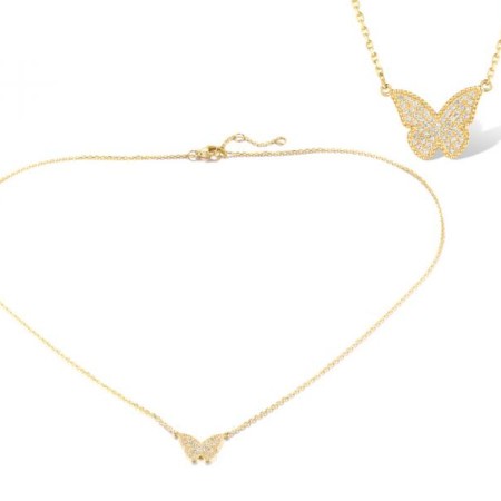 14KY Necklace Diamond (N320005DIA14KY)
