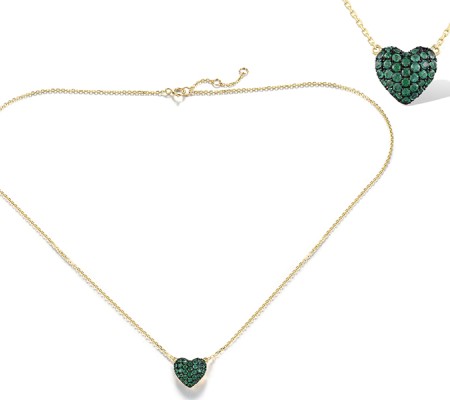 14KYB Necklace Emerald (N320009CEMR14KYB)