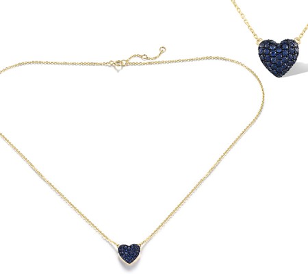 14KYB Necklace Blue Sapphire (N320009CSAP114KYB)