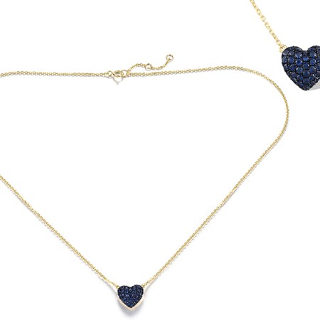 14KYB Necklace Blue Sapphire (N320009CSAP114KYB)