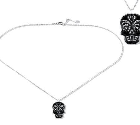 14KW Necklace Diamond,Enamel (N320015ENA14KW)