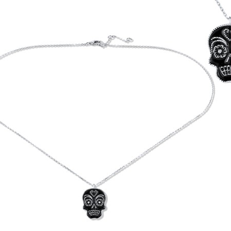 14KW Necklace Diamond,Enamel (N320015ENA14KW)