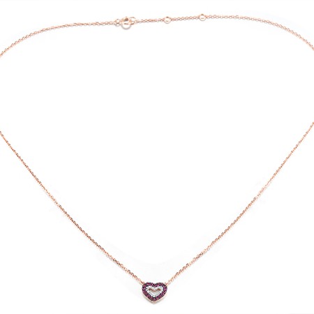 14KRWB Necklace Diamond,Ruby (N320069ARUY14KRWB)