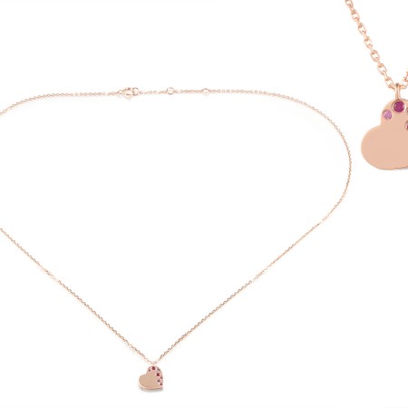 14KR Necklace Amethyst,Pink Sapphire,Ruby (N320076AAPSR14KR)