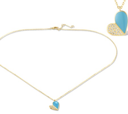 14KY Necklace Diamond,Enamel (N320086ENA14KY)