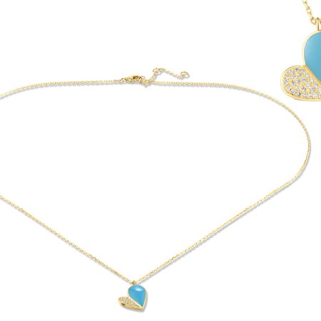 14KY Necklace Diamond,Enamel (N320086ENA14KY)