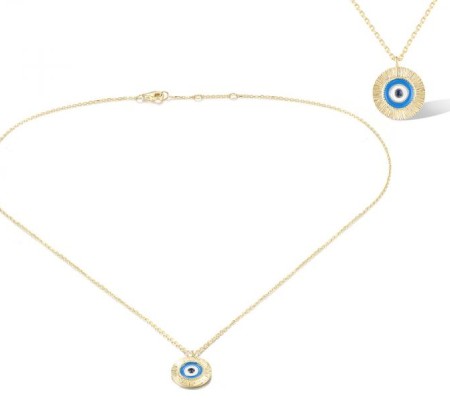 14KYB Necklace Blue Sapphire,Enamel (N320241ENA14KYB)