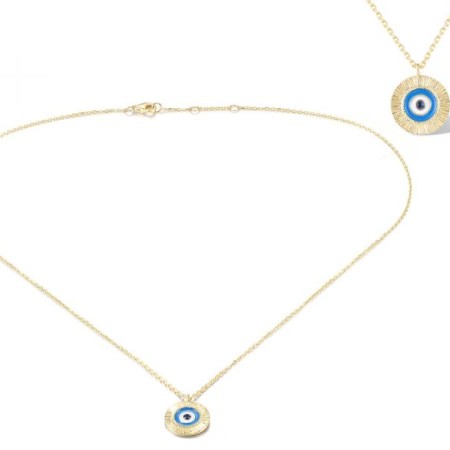 14KYB Necklace Blue Sapphire,Enamel (N320241ENA14KYB)