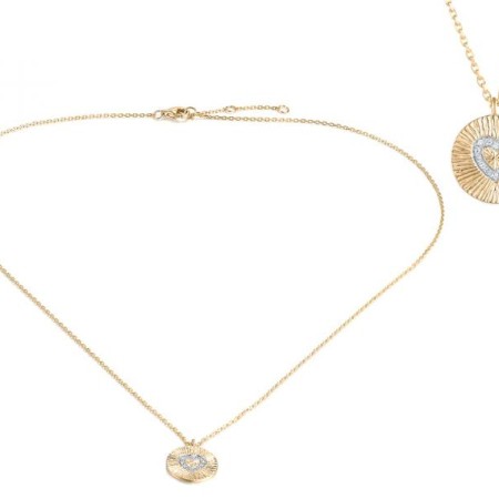 14KYW Necklace Diamond (N320242DIA14KYW)