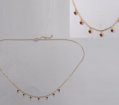 14KY Necklace Rhodolite Garnet (N320244ARHG14KY)