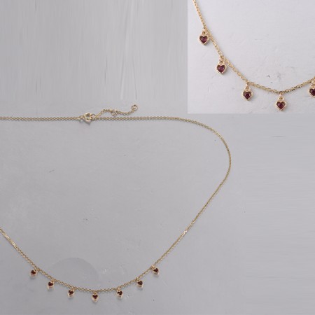 14KY Necklace Rhodolite Garnet (N320244ARHG14KY)