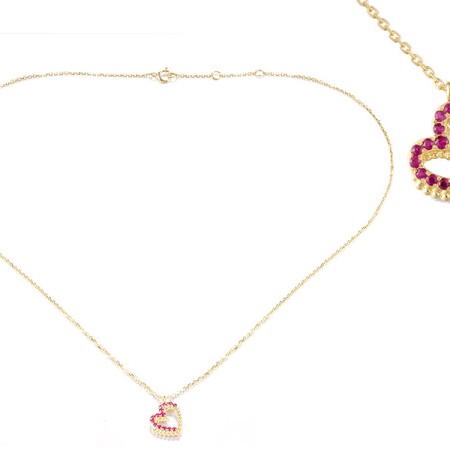 14KY Necklace Ruby (N320677ARUY14KY)