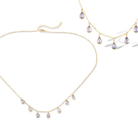 14KY Necklace Blue Sapphire (N320706SAP14KY)